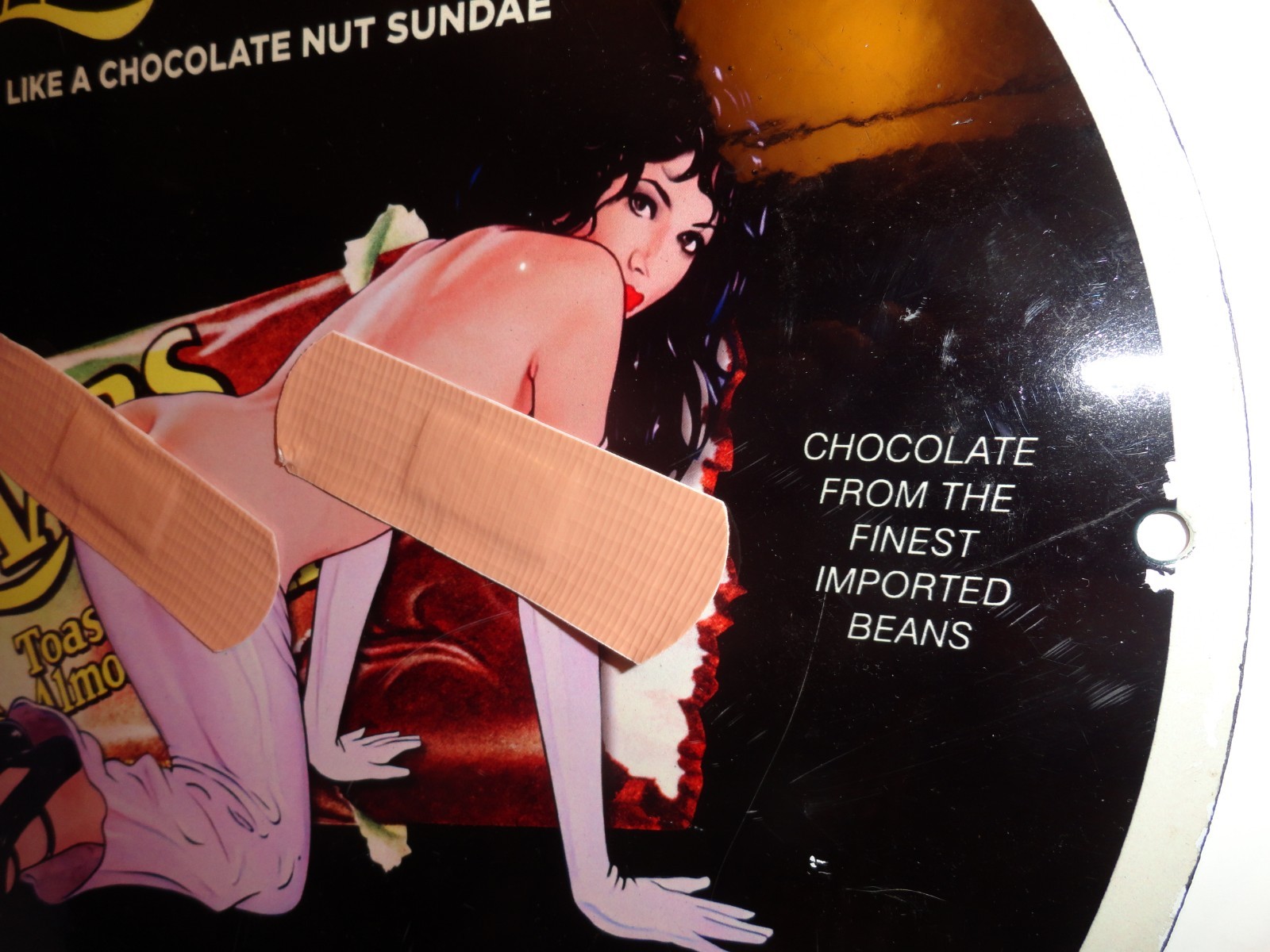 Vintage "Mars Bar" Porcelain Advertising Sign