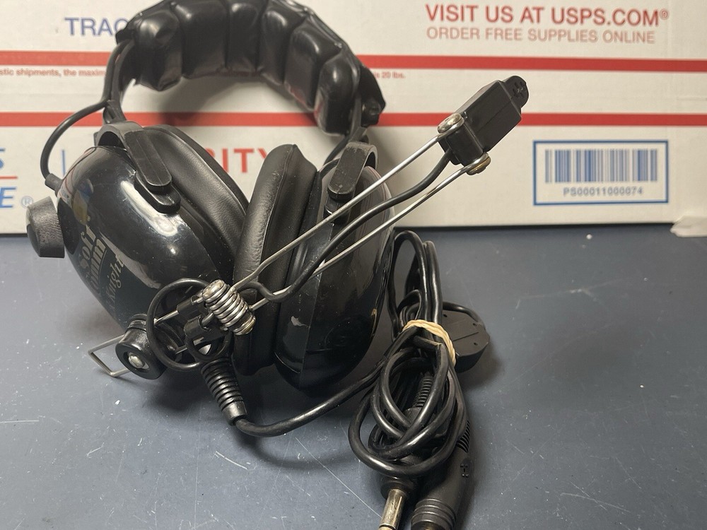 Soft Comm Black Knight Aviation Headset C-50