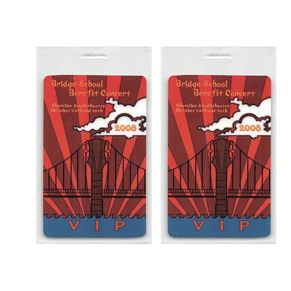 22nd Annual Bridge School Benefit Backstage Pass  2008 Bundle 4