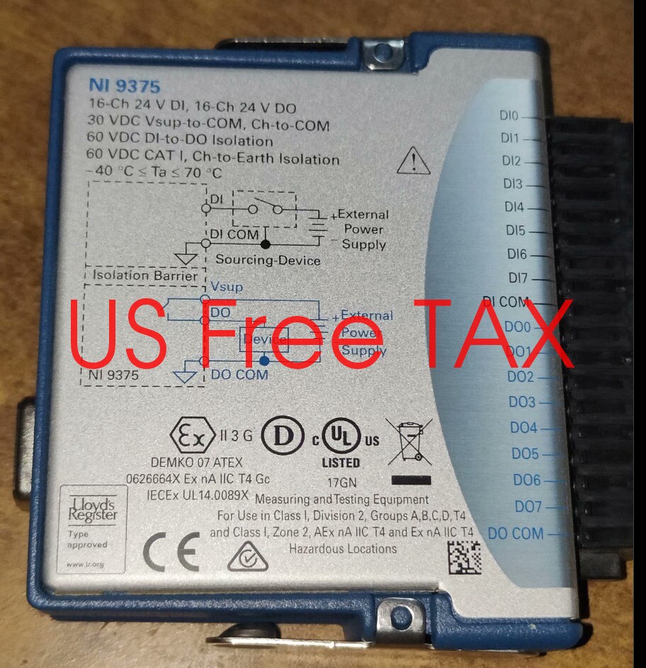 National Instruments NI 9375 cDAQ Digital Input / Output Module, 32ch DIO