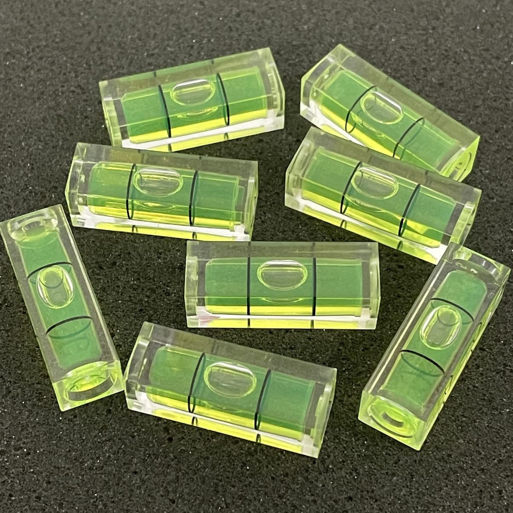 6Pcs Magnetic Small Bubble Level Mini Square Bubble Spirit Levels Leveling Tools
