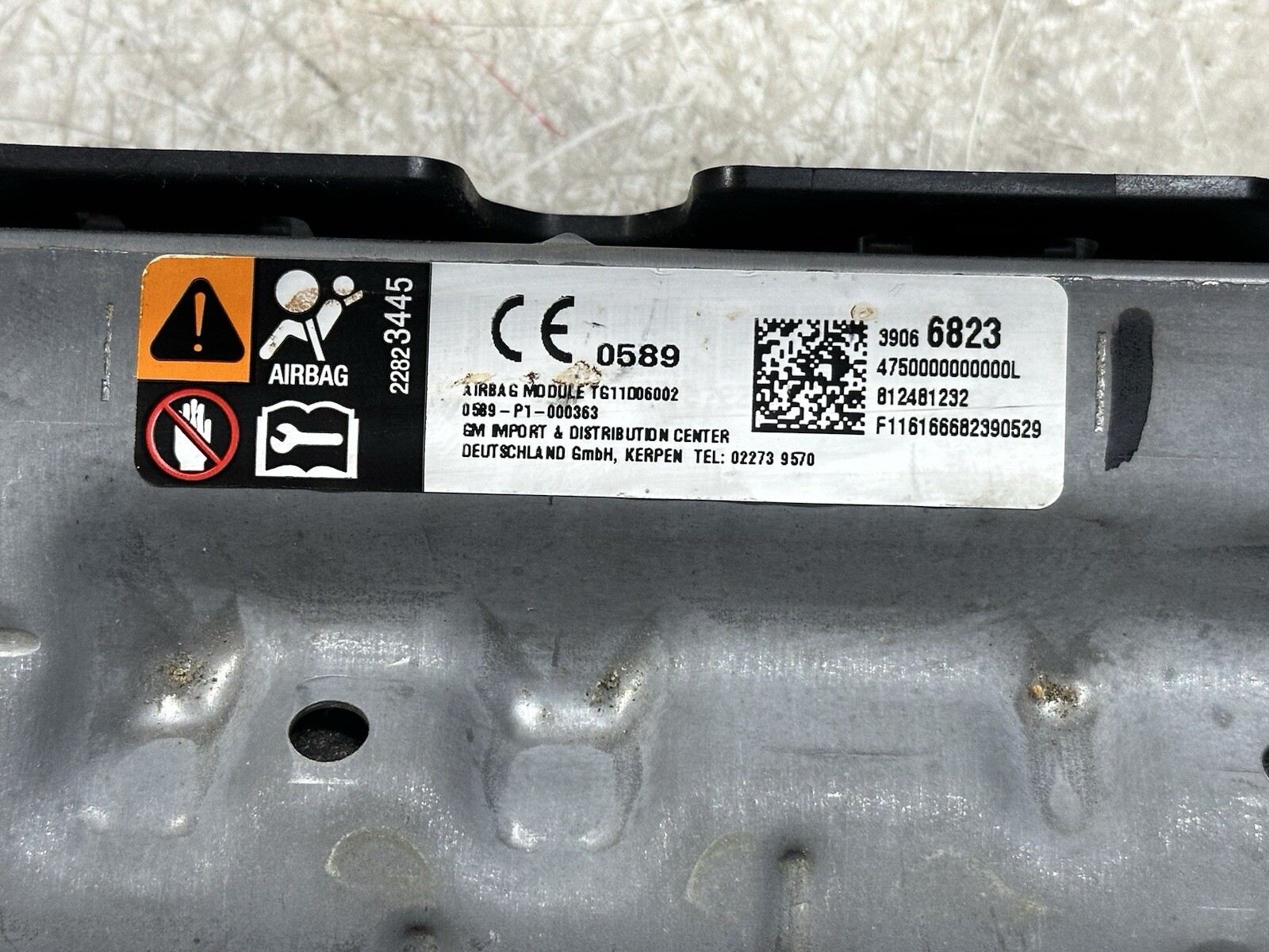 2016 -2019 Chevy Cruze Steering Wheel Airbag OEM Black 1 Pin & LEFT DRIVER KNEE