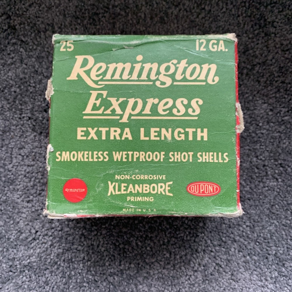 Remington 12 Ga Shotgun Shell Box Empty