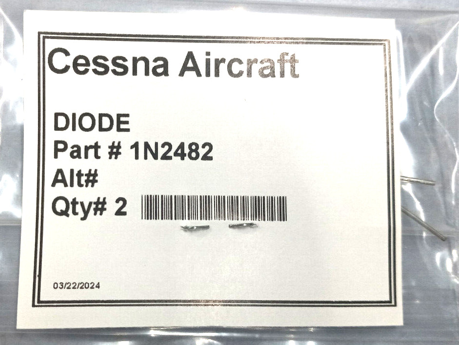 CESSNA P/N 1N2482 DIODE