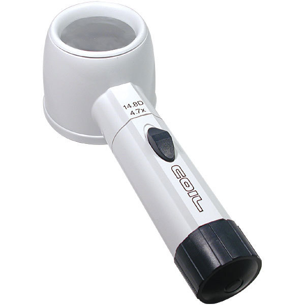 4.7X COIL LED Lighted Hand Held-Stand Magnifier - STORE DISPLAY