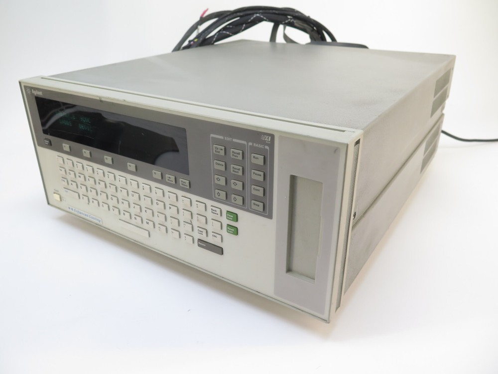 Agilent E1301B Series C VXI Mainframe 75000 with 10833A, E1326B, E1345A, E1382A