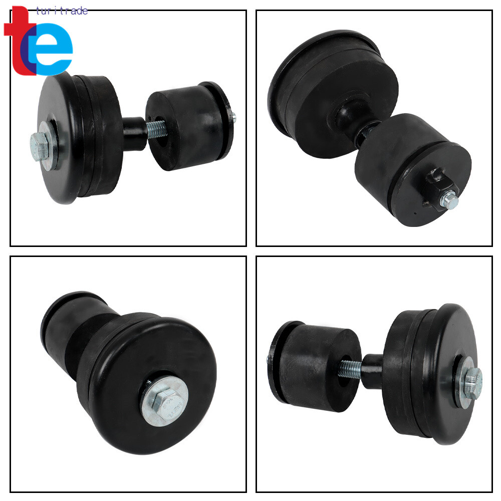 For 2003-2014 Ford E150 E250 E350 Body Mount Kit Upper and Lower Black Rubber