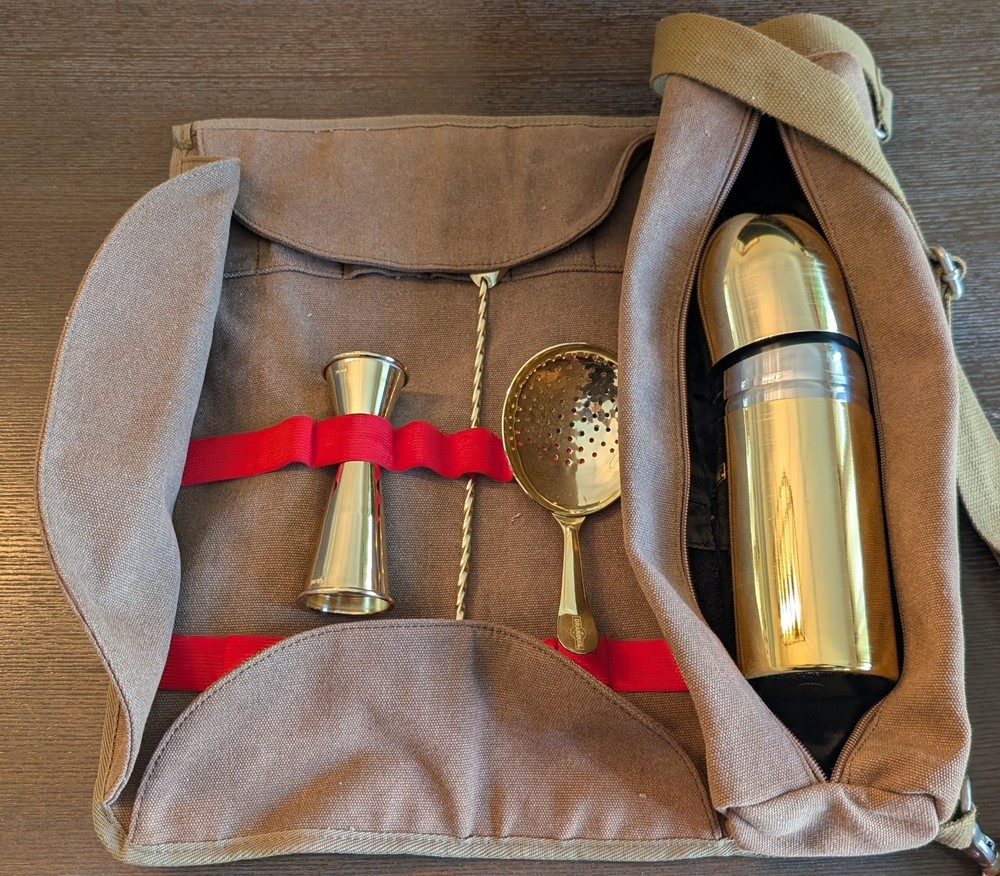 Canvas Bartending Cocktail Tool Bag With Tools - Drambuie