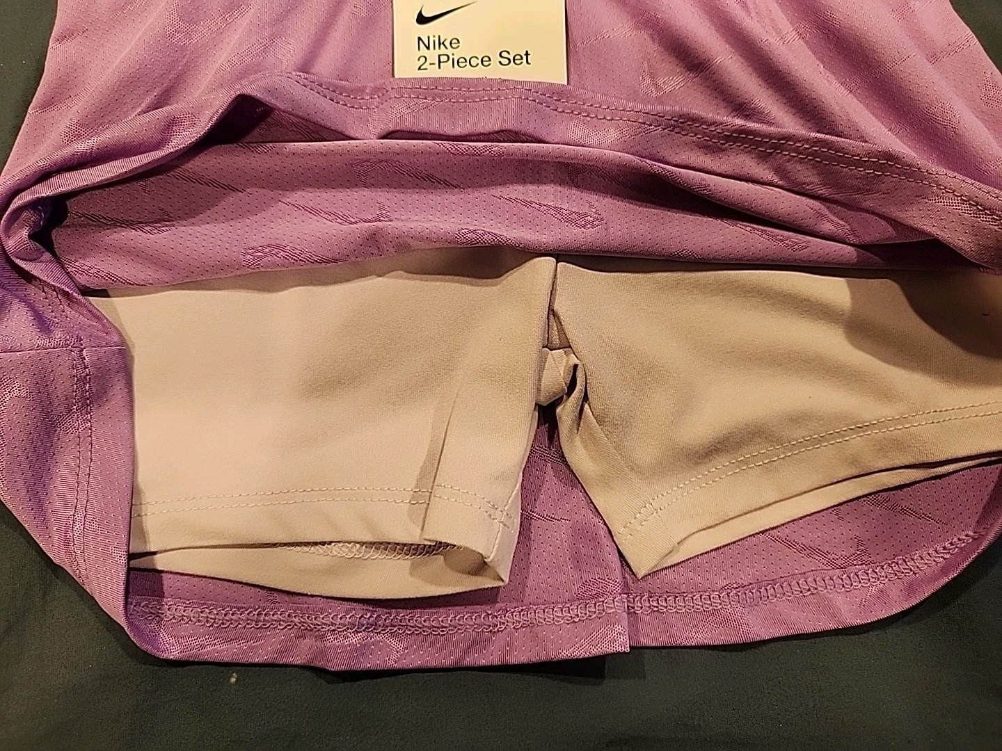 Nike Girls 2-piece Set Dri-fit Rush Fuchsia Sz 6 Nwt