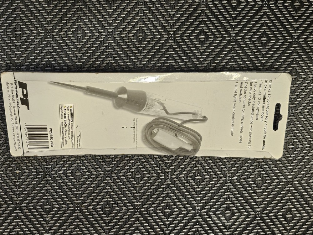 PT Heavy Duty Electrical Circuit Tester 12V