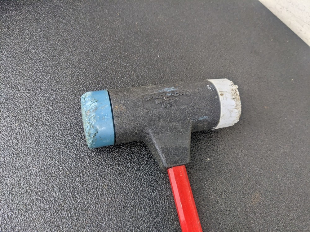 #bl014 Snap-On Tools BH232A Soft Face, Quick Change Hammer. Red Handle