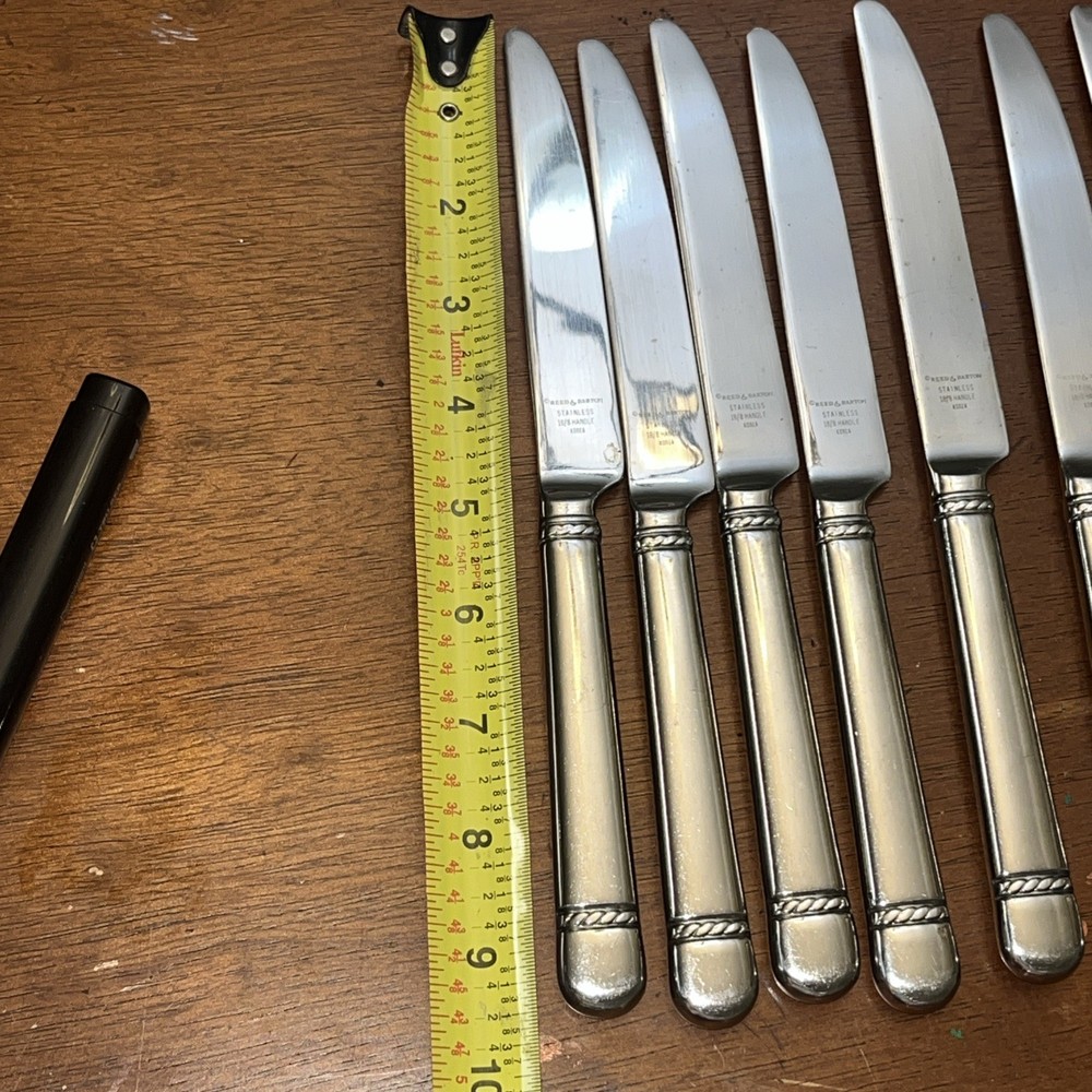 Reed & Barton BRIGHTON Glossy Dinner Knives (7)