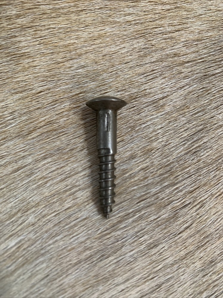 Brass Pistol Butt Cap with Screw