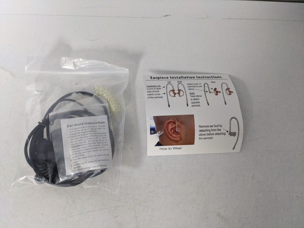 Tactical Ear Gadgets Hawk Lapel Microphone 1300 Series
