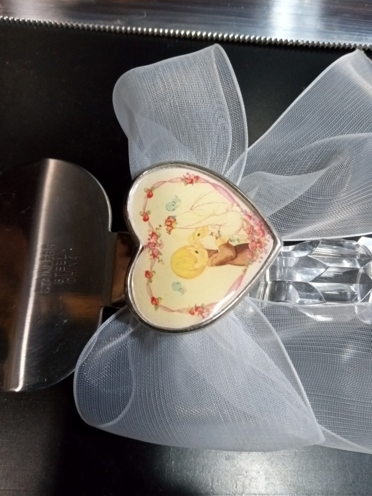 Precious Moments Knife & Server Wedding Set