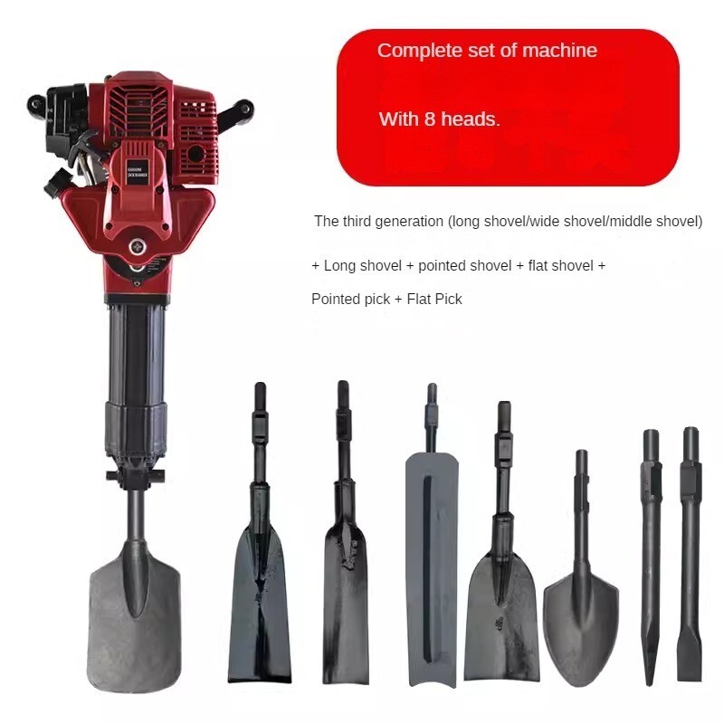 Gasoline-powered Tree Trencher Compact Portable Compactor Post Hole Digger