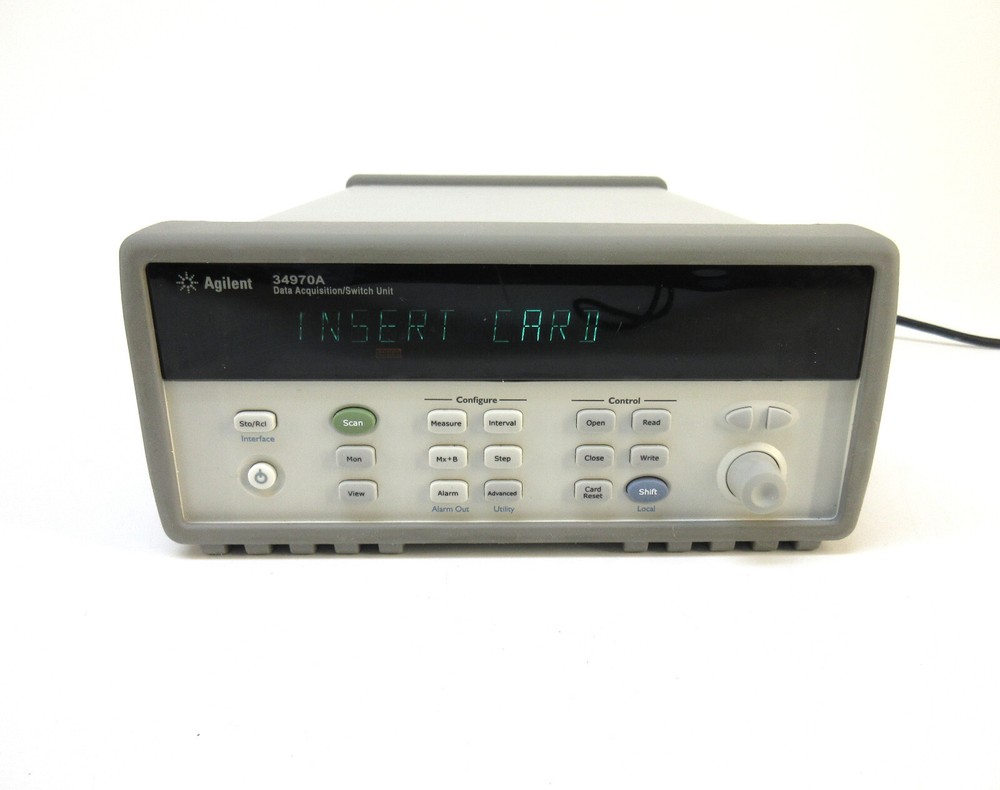 Agilent 34970A Data Acquisition / Data Logger Switch Unit w/ DMM, RS232, GPIB