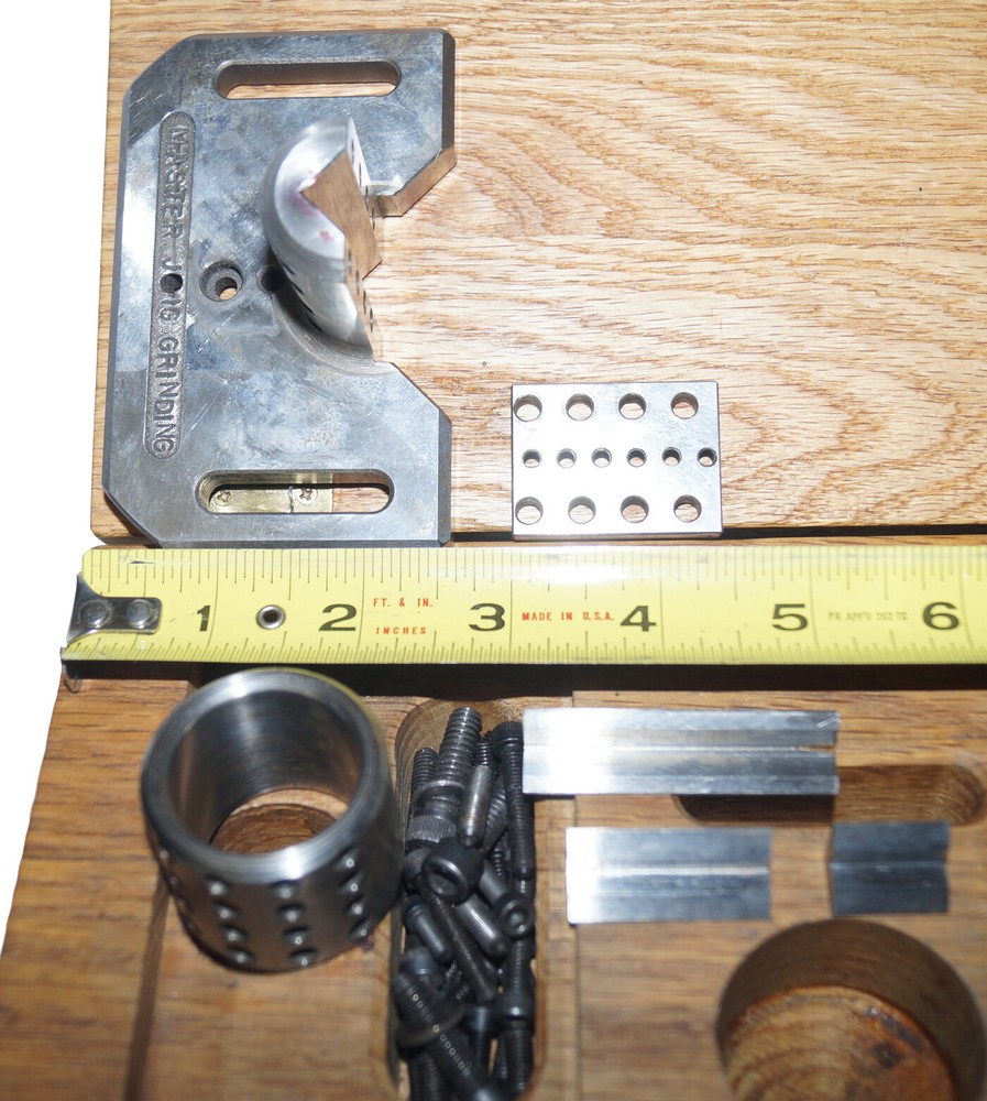 Spin Index Face Plate V-Block Set, Whirley, Motorized, etc... Grinding