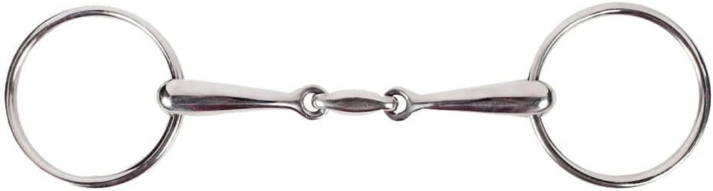 Lozenge Link Loose Ring Snaffle Bit - 16Mm Width