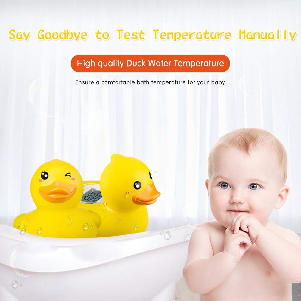 Baby Bath Thermometer with Blinking Light Indicator