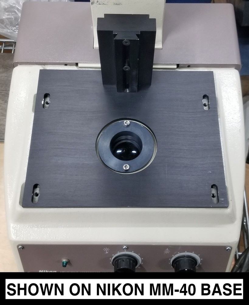 Nikon Interferometry Stage IF Tilting Rotating XY w/ Toolmaker Microscope Mount