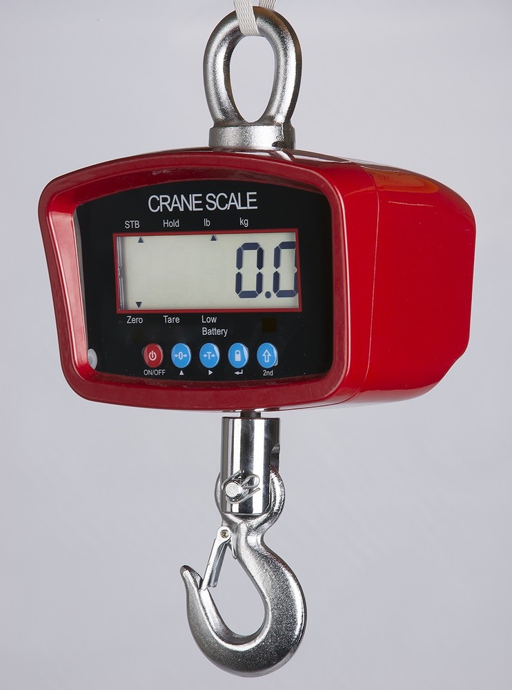 Warehouse Crane Scale 3000 lb Digital Hanging w/ Remote Control