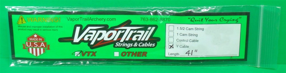 New VaporTrail VTX Premium Replacement Y Cable - 41"