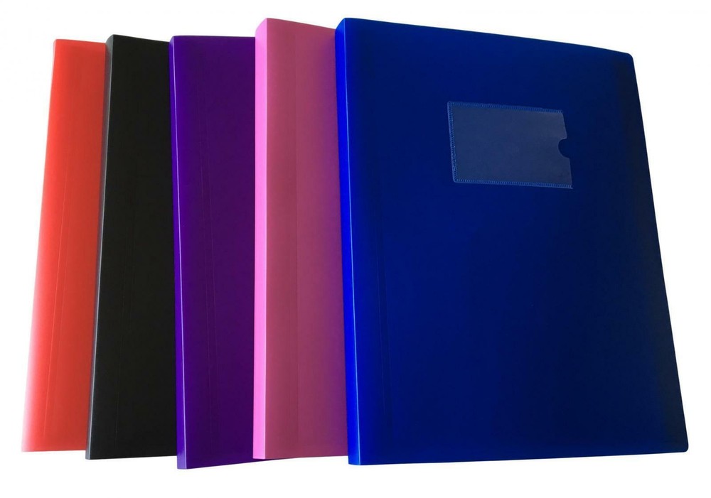 A4 Blue Flexible Cover 60 Pocket Display Book - Presentation Folder