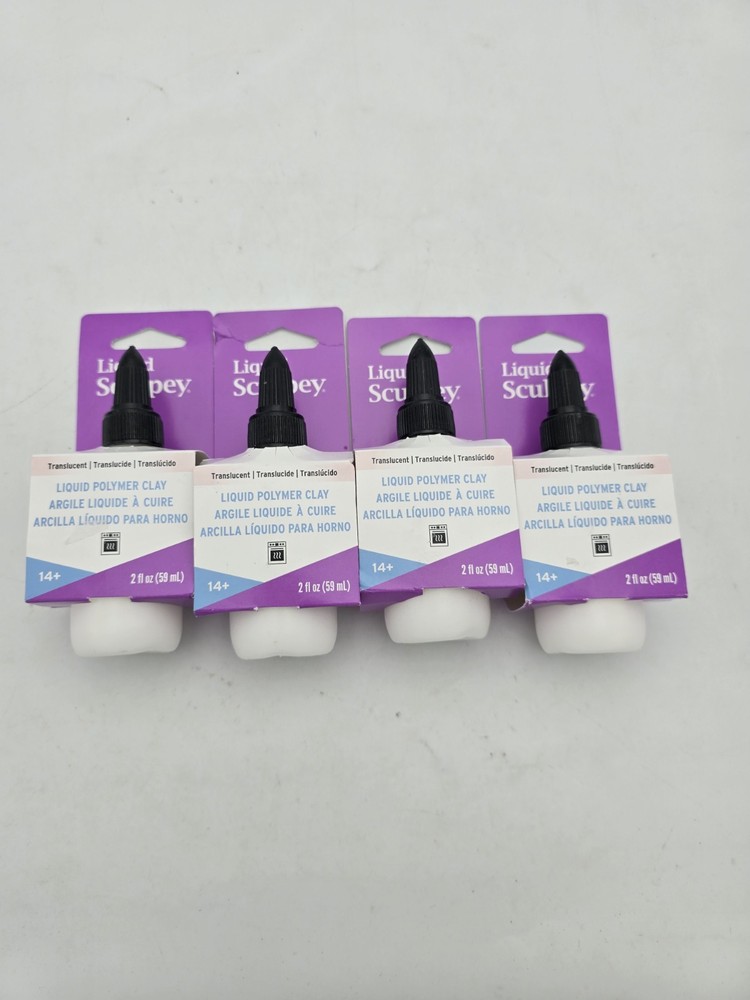 4x Liquid Sculpey 1oz White