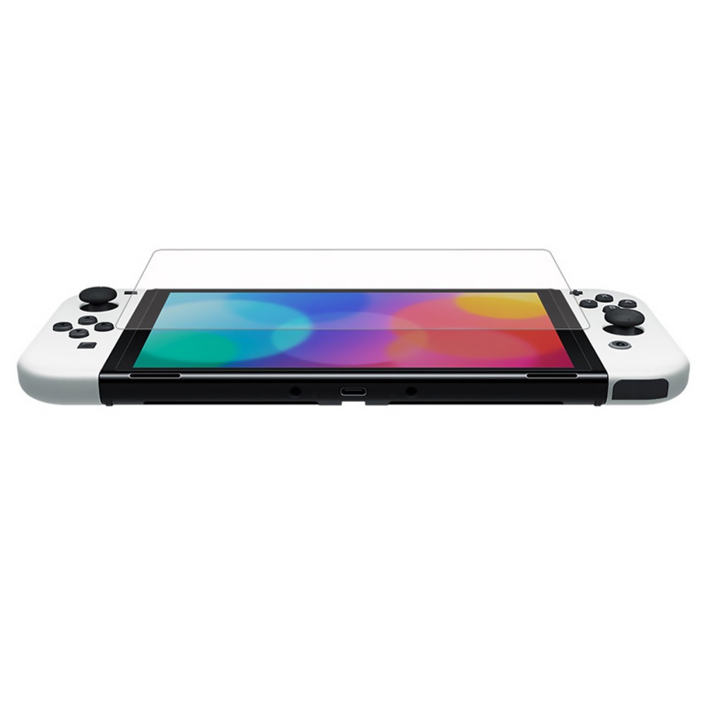 Replacement Tempered Glass Screen Protector Film for Nintendo Switch OLED NS h