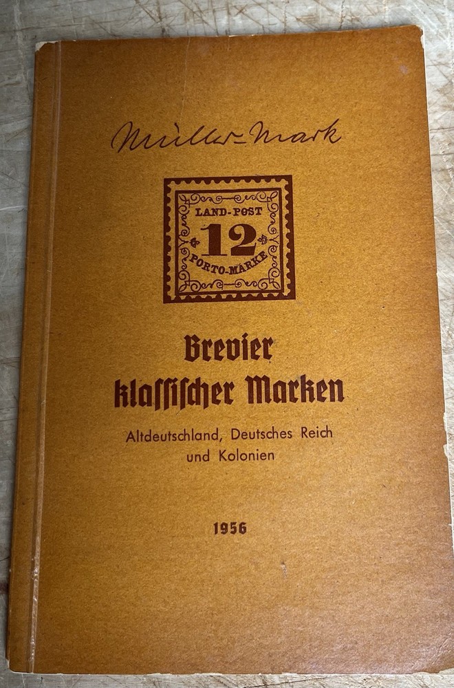 1956 Stamp Catalogue - Breoier Klaffifcher Market - German States