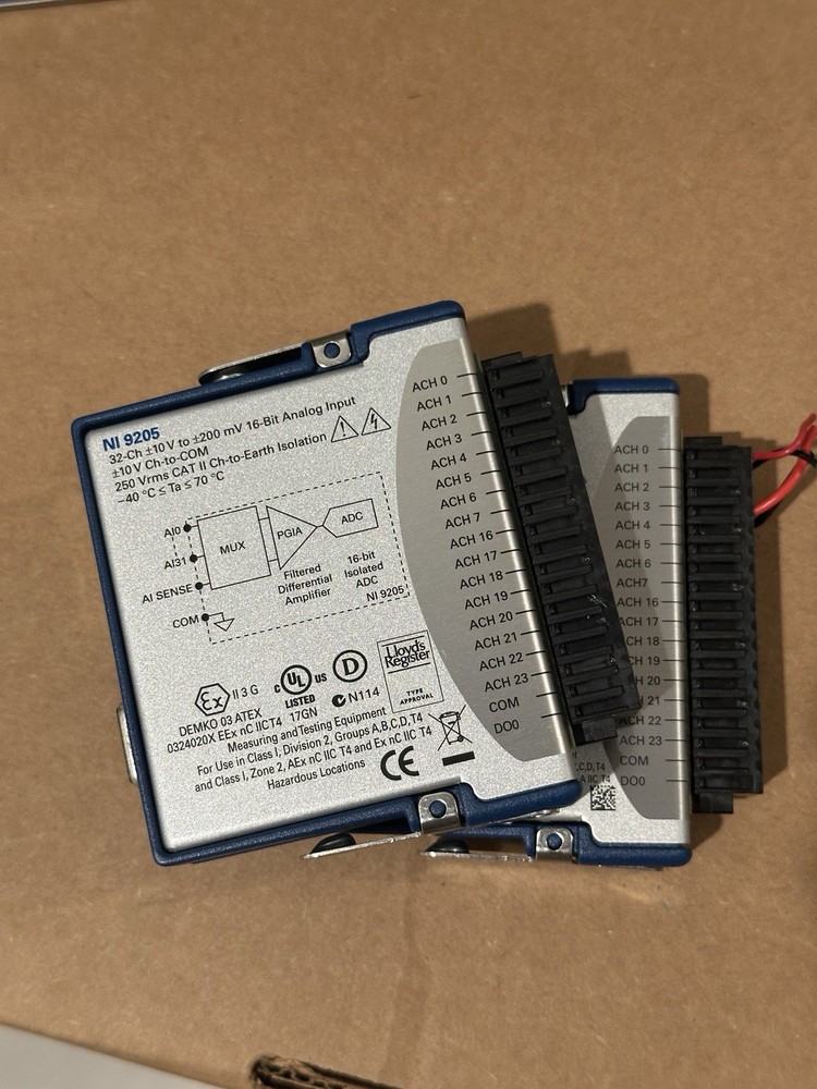 National Instruments Ni 9205 cDAQ Analog Input Module 32 Channel