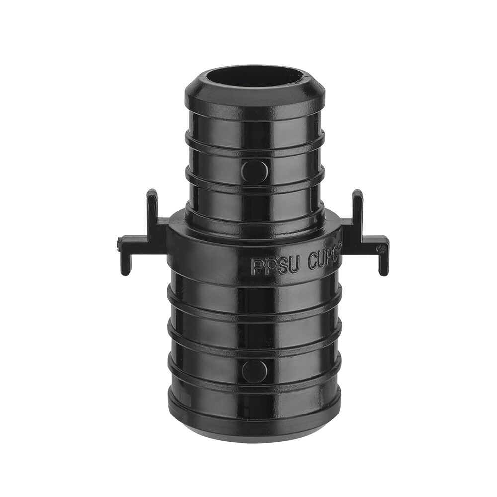 EFIELD 50PCS Poly Crimp Pex Fitting 1"X 3/4" Straight Coupling With Position Tab