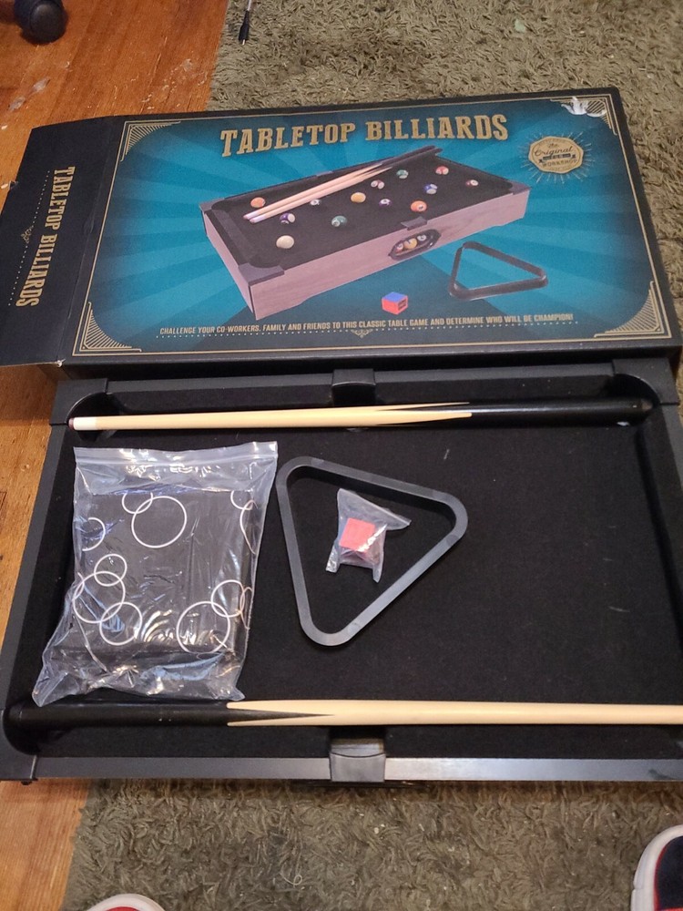 The Original Fun Workshop Table Top Billiards Game Pool