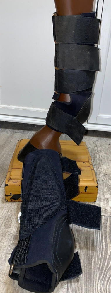 REAR JUMP BOOTS BLACK NEOPRENE 10 1/2''