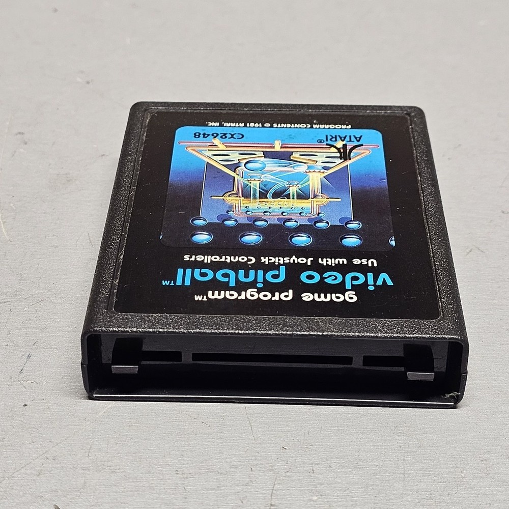 Atari 2600 Video Pinball Game Program Cartridge 1981 CX2648