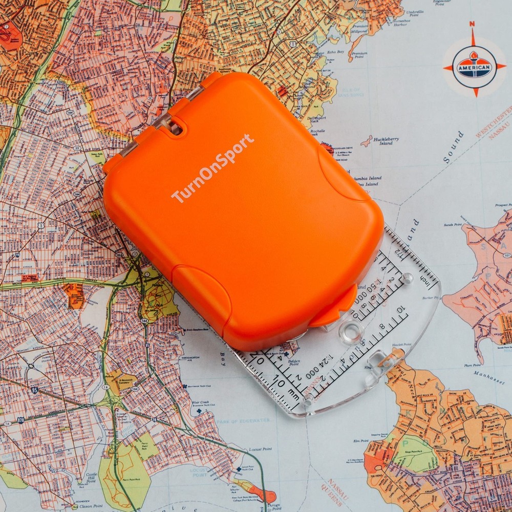 Sighting Compass Mirror Adjustable Declination - Boy Scout Compass Survival C...