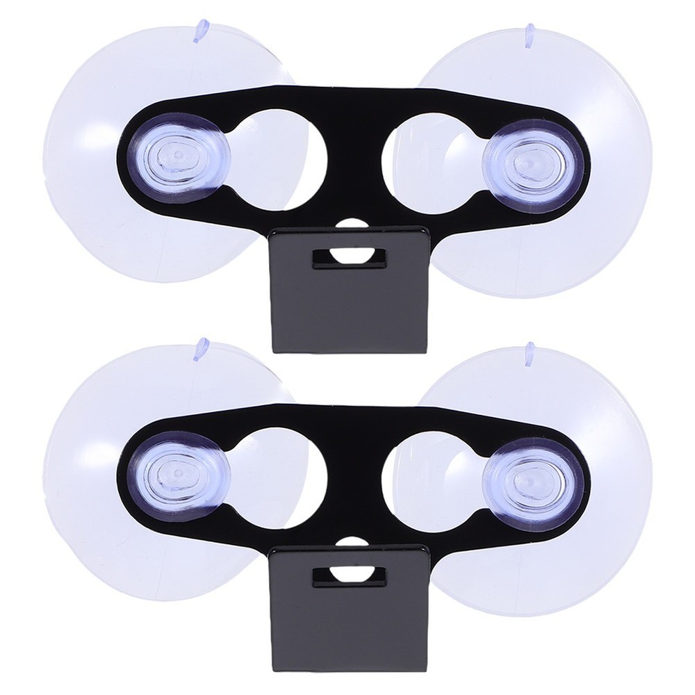2 Pcs Suction Cup Cradle Mount Windshield Radar Bracket Car Holder Dashboard