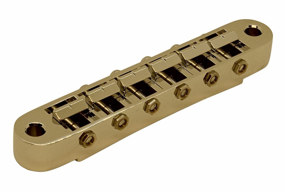 GOTOH GE-103B Guitar Bridge with M4 threaded posts Gold