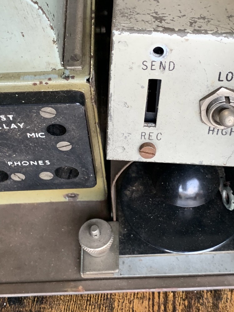 Vintage WW2 Field Telecom Equipment | Wireless Set Remote Control Unit "E" MK.II