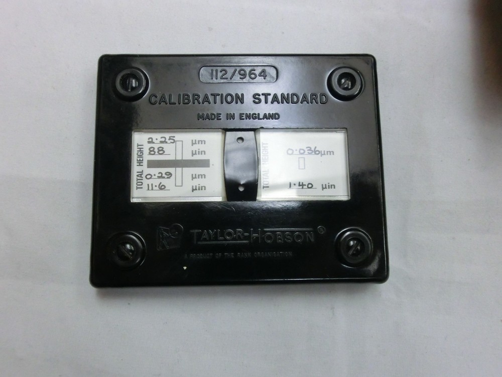 Calibration standard, Rank Taylor Hobson