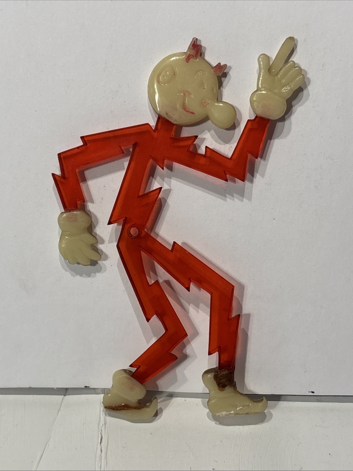 Reddy Kilowatt Figurine, Glow In The Dark