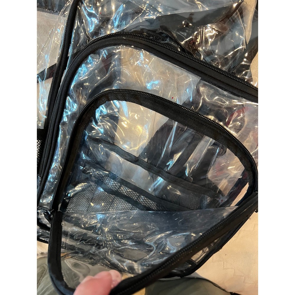 Clear See-Through School Backpack
