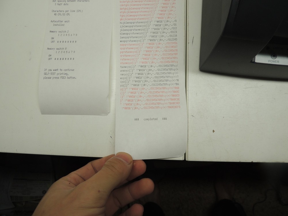 Epson TM-U220B M188B Kitchen Receipt Printer (SERIAL Interface) TESTED