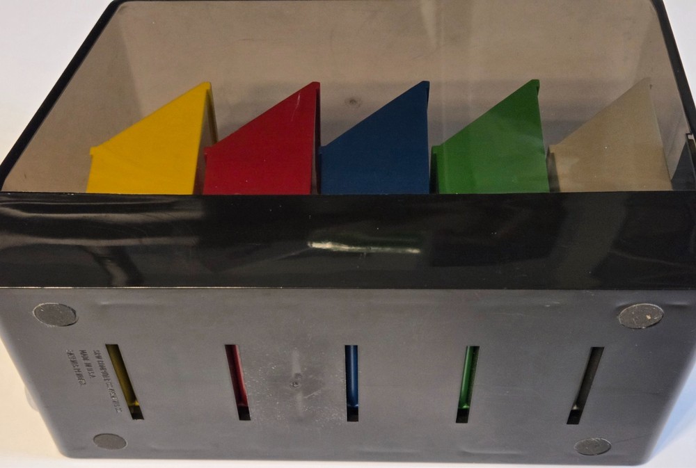 Vintage SRW Microdex 25 Floppy Disk Case for 3.5 inch Computer Disk Modular View