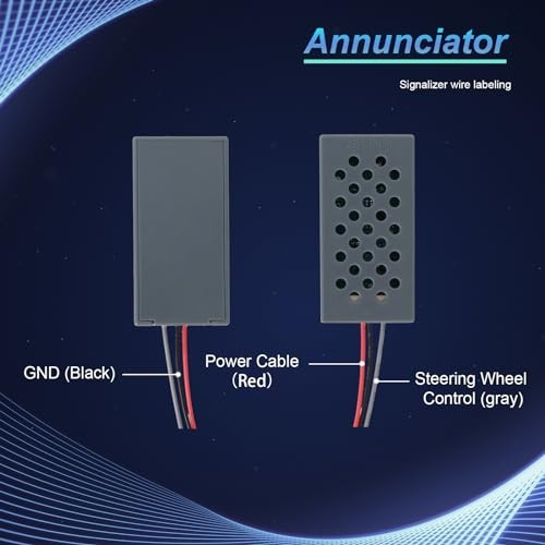 Universal Wireless Bluetooth Steering Wheel Controller for Car Stereo, Hands