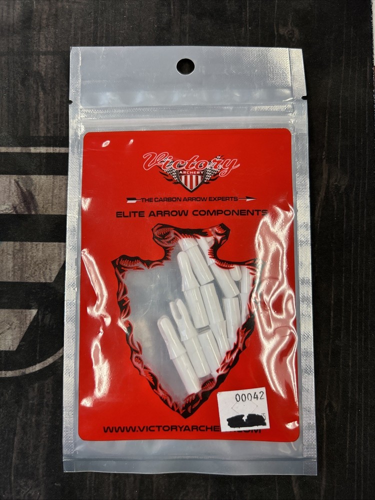 Victory Archery Nock Blazer White 12 Pack