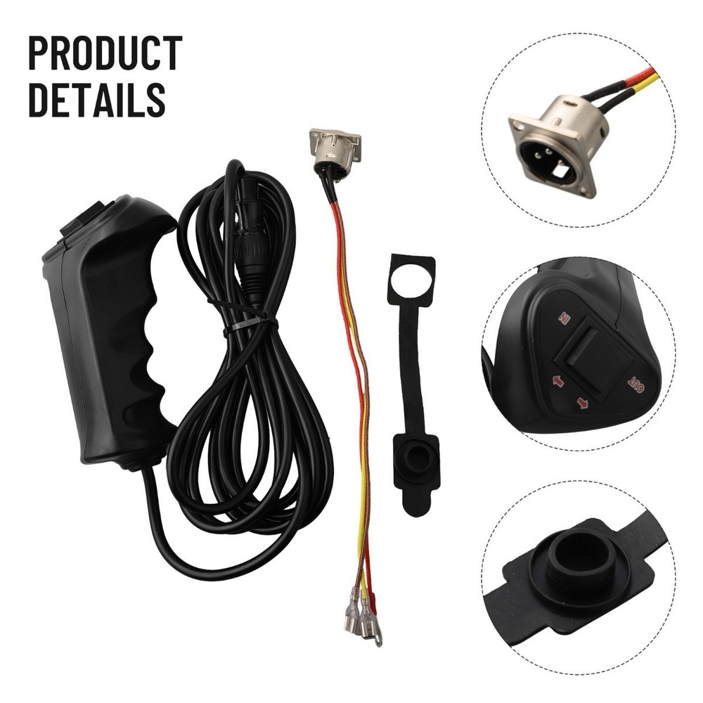 New Kit Wired Winch Controller Wireless Remote Control-Maximum-Load 250A