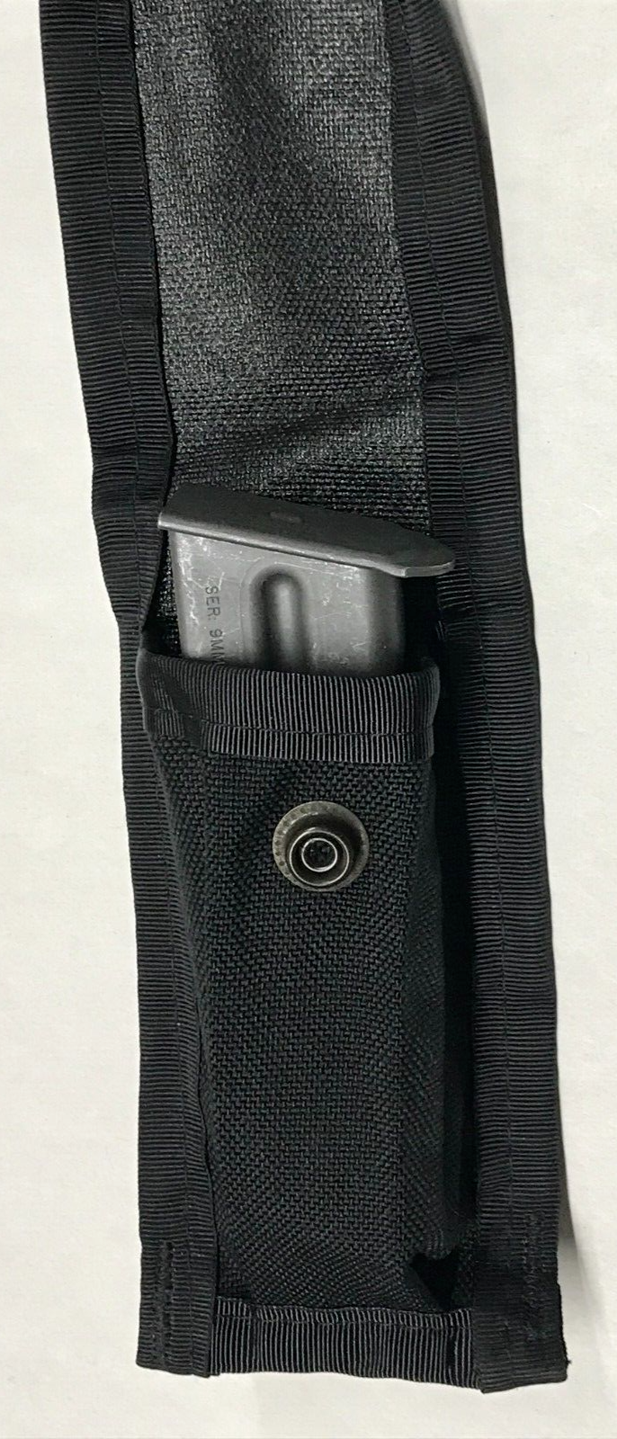ALICE Black Single Pistol Mag Pouch Sterile OldGen Military Type NOS