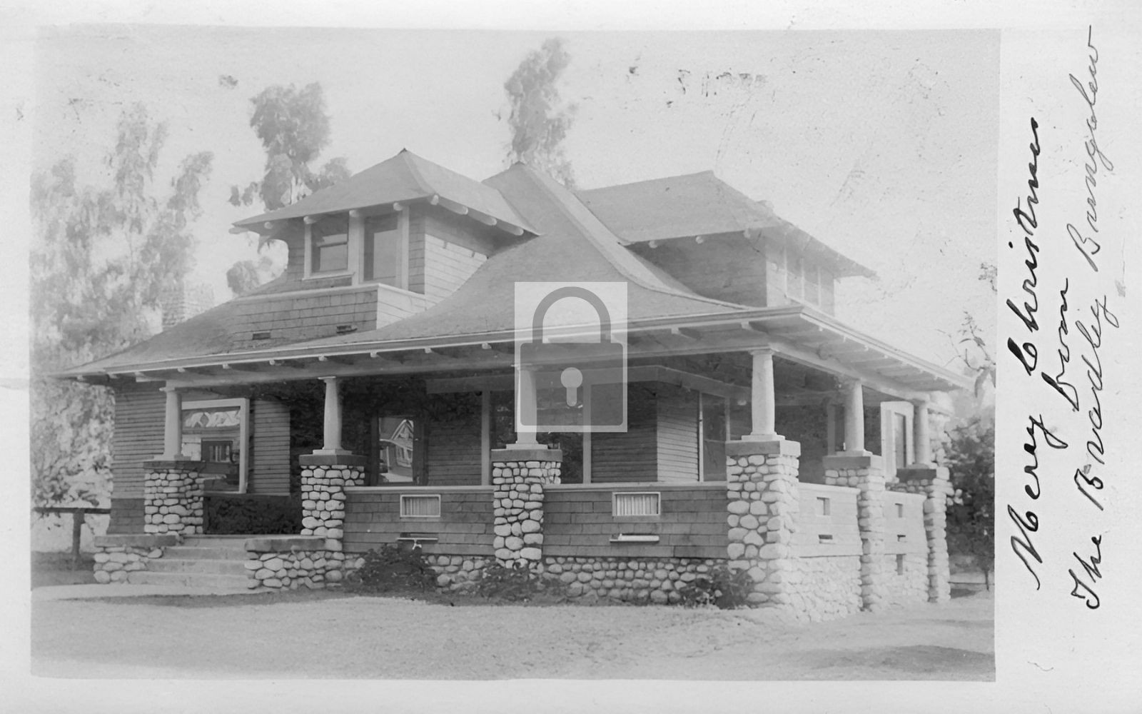 Bradley Bungalow Residence Pasadena California CA - Reprint